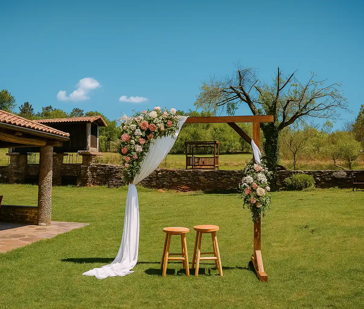 bodas eventos finca rustica arzua